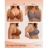 Vertvie Bras for Women No Underwire Wireless Support Bra Underarm-Smoothing