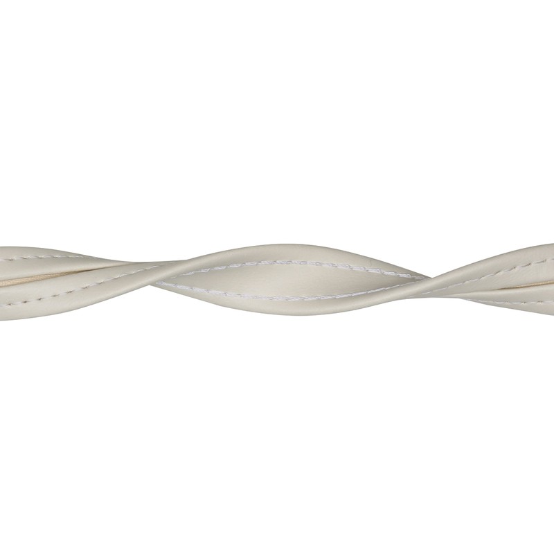 Hidem Marine Vinyl Upholstery Trim Off White Sample 3" Boat