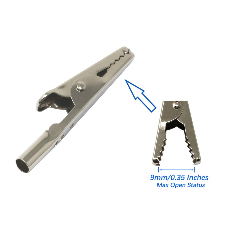iexcell 100 Pcs 2 Inches / 51 mm Steel Alligator