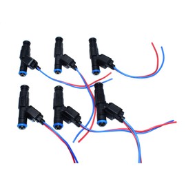 6 Sets Fuel Injector &Connector Wiring Plug For Jeep Cherokee Wrangler 0280155784