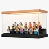 LED Minifigure Display Case, Clear Acrylic Mini Figurines Display Case