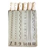 POTT'R 6 x Potter’s 12mmx25mm Border Texture Pattern Roller Stamps