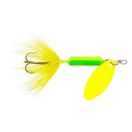 Yakima Bait Wordens Original Rooster Tail Spinner Lure with Painted Blade, Lime Chartreuse, 1/6-Ounce