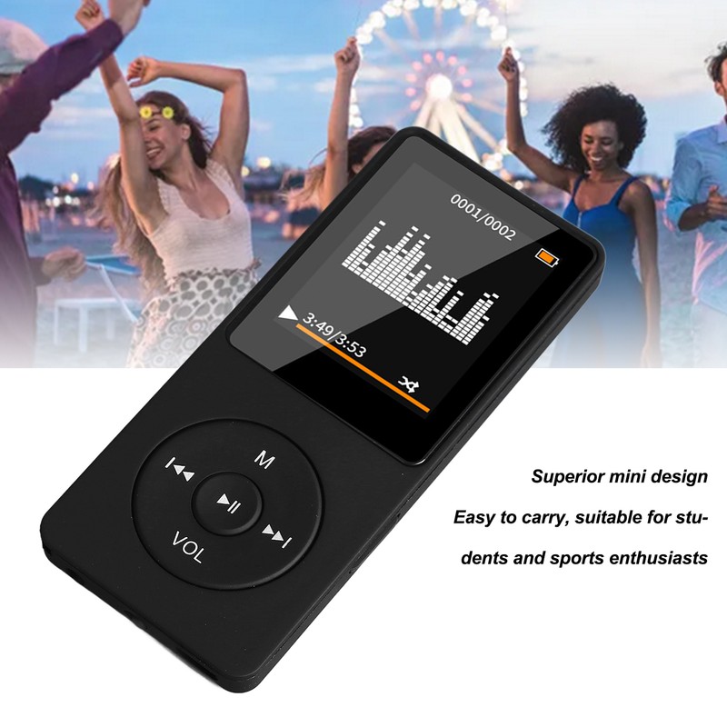 MP4 Player Multifunction Stylish Compact Stereo Sound Bluetooth Music Player