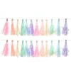 NOLITOY Chic Tassel Garlands Decor 2 Sets of Paper Tassels