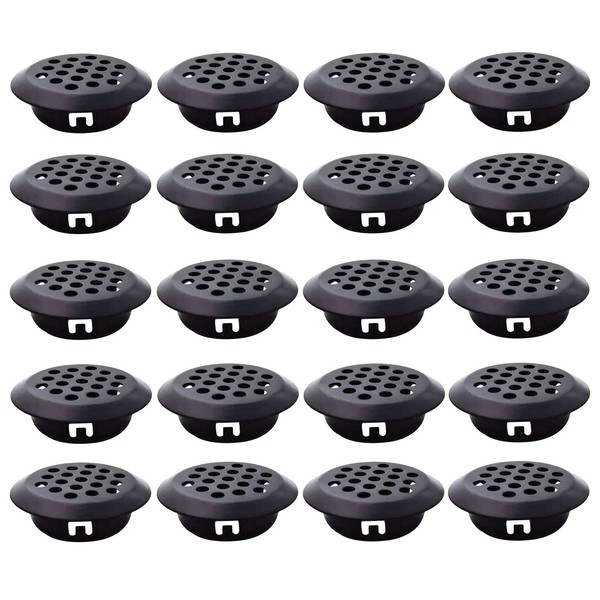 25mm Air Vents, 20 Pieces Diameter Circular Soffit Vent Stainless