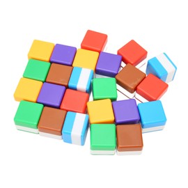 24PCS Teacher Stamps Reusable English Homework Encouraging Grading Stamp for Teacher Supplies Set