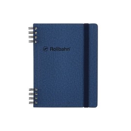 Delfonics Rollbahn Hans Textured Notebook Cover: 6 in. x 7 in. (Dark Blue) / B6 Notebook