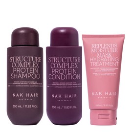 NAK Hair Structure Complex Trio Bundle with Replends Moisture Mask Hydrating Treatment
