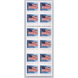 2019 USA #5344a Forever U.S. Flag US - Booklet of 20 Mint (APU) (#P2222) Postage
