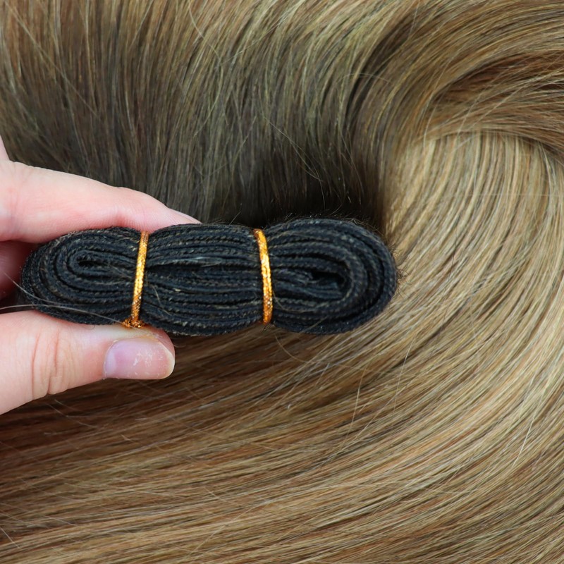 Full Shine Weft Hair Extensions Human Hair Bundles 22 Inches