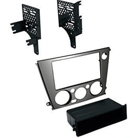 Single or Double Din Car Stereo Radio Install Dash Kit -Made for Subaru: 2005 2006 2007 2008 2009 Legacy + Outback -Manual Climate Control Vehicles Only