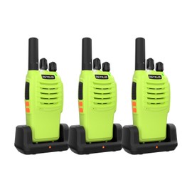 Retevis H-777 Walkie Talkies for Adults, 2 Way Radios Rechargeable Walkie Talkies Long Range, Portable FRS Two-Way Radios, Emergency Alarm LED Flashlight Type C Charger for Family Outdoor Trip(3 Pack)