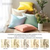 Encasa Cotton Throw Pillow Covers Set of 2 I 20x20