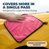Microfiber Cleaning Cloth 5 Pcs 11.8 x 11.8 Inch Dual