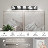 Matte Black Modern Acrylic LED Bathroom Vanity Light Fixtures 5