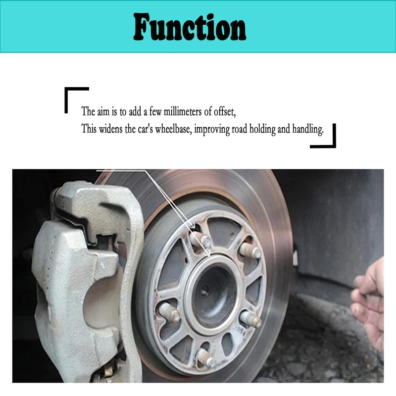 4 x Car Wheel Spacers, 4/5 Holes Wheel Spacers, Aluminium