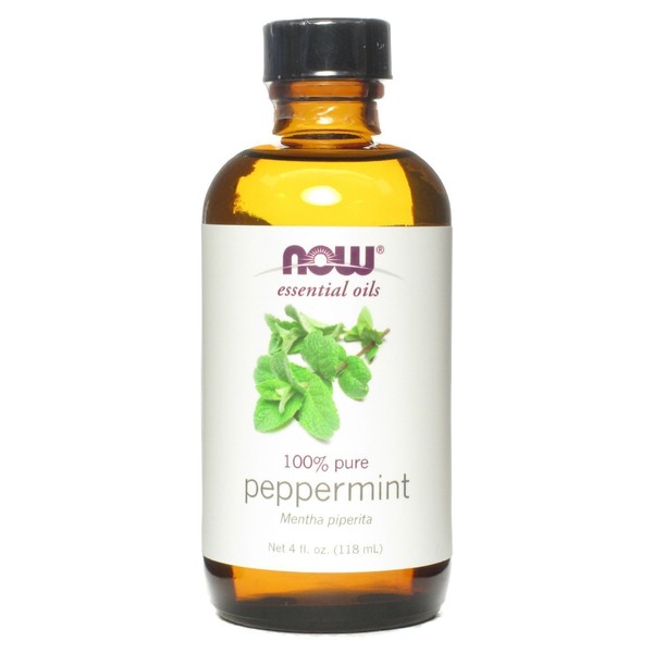 NOW Foods Essential Oils Peppermint -- 4 fl oz (Pack of 2)