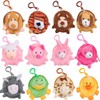 Niceup 24 Pack Mini Stuffed Animals Coin Purse for Party
