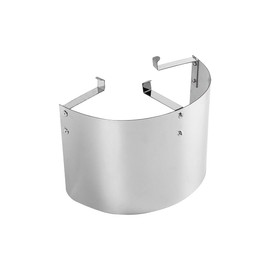 Laroal Schützender Hitzeschild-Filterschutz für den Lufteinlass. Universelle Filterabdeckung für den Lufteinlasskegel. Hitzeschild-Abdeckung aus Edelstahl (kein Filter enthalten).