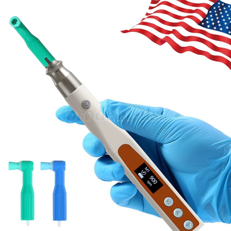 Sandent Dental Cordless Electric Hygiene Prophy Handpiece +2 Disposable Prophy