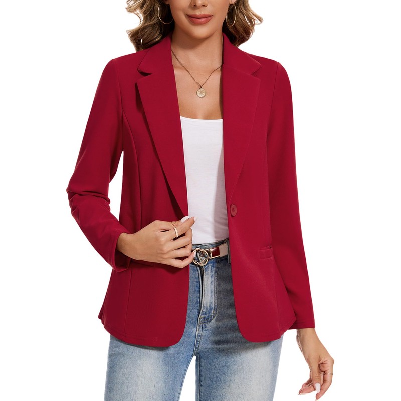 MINTLIMIT Lightweight Front-Lined Blazer for Spring and Summer with Long