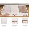 Closiq Under Bed Storage Bag Foldable – Clear Window with