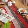 Hanrunsi Red Table Runner 33 X 183 cm Rectangle Coffee