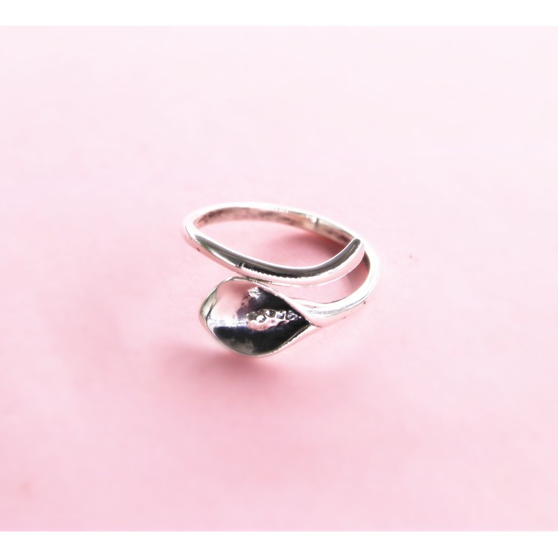 Helen de Lete Original Vintage 3D Calla Flower Sterling Silver