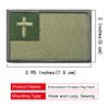 EmWoot 7PCS Cross Flag Patches Three Crosses Patches Jesus Patch