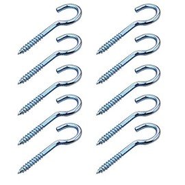 Heavy Duty Large Size Screw Hooks, Ceiling Hooks, Cup Hooks