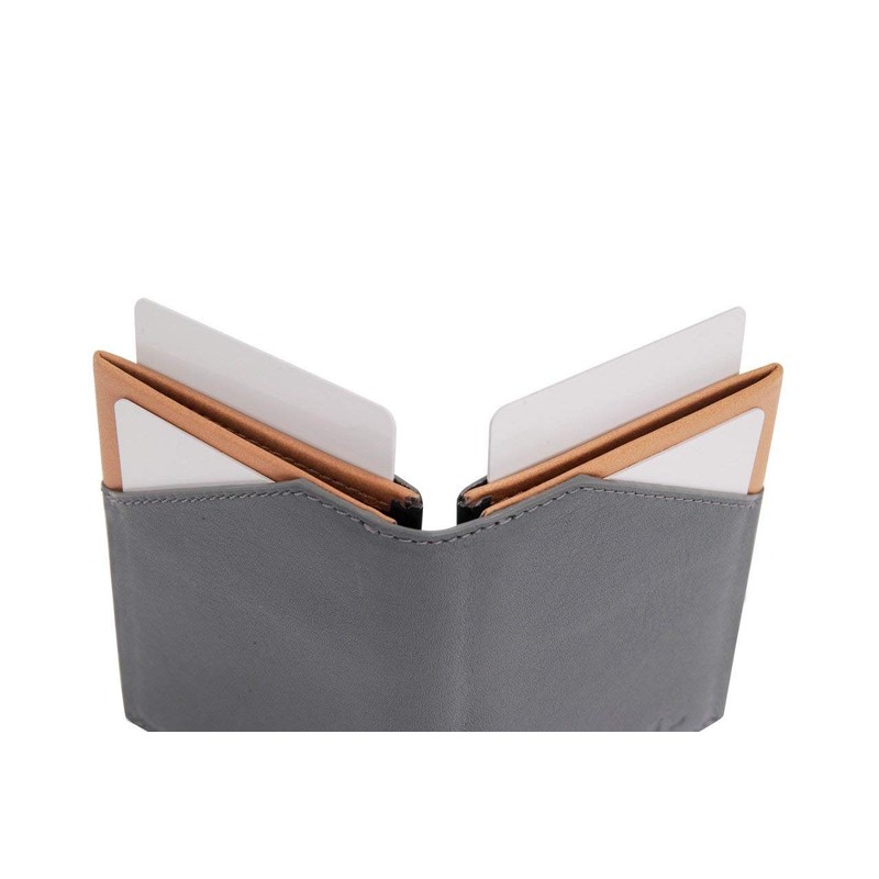 ROIK Small Men's Wallet - Leather Slim Wallet Without Coin