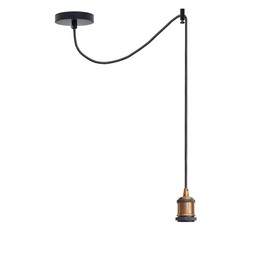 Vintage Industrial Spider Ceiling Hanging Pendant Light Lamp Kit Chandelier 2m Adjustable 3 Core Hanging Lamp Kit E27 Lamp Socket for Special Places.