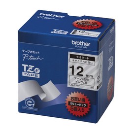 Brother TZe tape ramine-tote-pu (Clear/Black) 12 mm Pack of 5 TZe – V