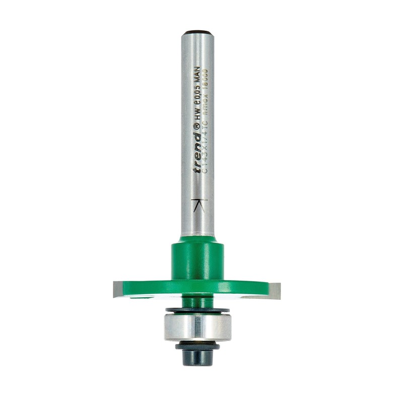 Trend CraftPro Slotting Router Cutter, 1/4 Inch Shank, 3.2mm Cutting