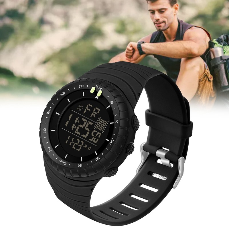 Electronic Sports Watch Waterproof Night Light Large Screen Quick Release