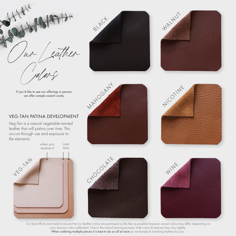 Keyaiira Leather & Wood Toilet Paper Holder + Hand Towel