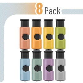Mr. Pen- Squeeze and Lock Bread Bag Clips, 8 Pack, Squeeze and Lock Bread Clips, Bag Clips for Food Storage, Clips for Food Packages, Snack Clips, Food Clips for Bags, Plastic Bag Clip