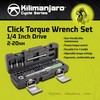 Kilimanjaro 1/4-Inch Drive Click Torque Wrench Set – 2 to