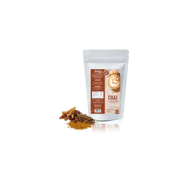 PRAANA TEA - CHAI Latte Mix (Black Tea) - 200g