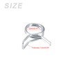 METALLIXITY 20pcs Spring Hose Clamps (12mm) Double Wire Spring Steel