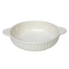 Thermal Minamoto no Ceramic Au Gratin Dishes White Large Placket
