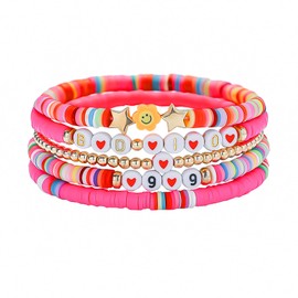 Taylr Bracelet for Girls Women Fans Lover Music Friendship Bracelets Christmas Jewellery Present for Teen Girls Sister Bff Ladies Song Letter Colorful Bracelets Cute Music Singer Bracelet for Birthday
