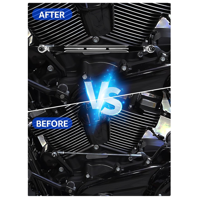 AILMOTO Shifter Linkage, Motorcycle Gear Shift Linkage Compatible for Harley