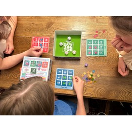 Semper Smart Games PlaySmart Dice Math-Tac-Toe Math Game: Get Sharp on Mental Math with a Fun New Twist on a Timeless Classic! Multiple Skill-leveled Math Bingo Made Fun for 8 and up!