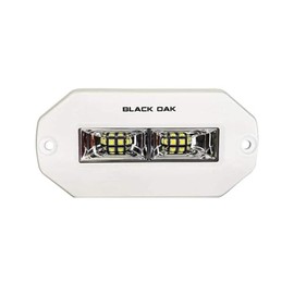 Black Oak 4" Marine Flush Mount Spreader Light - White Housing - Pro Series 3.0