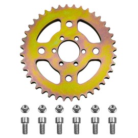 40T High Speed Rear Chain 6 Hole Sprocket # 40 41 420 Fit for Coleman CT100U CC100X Baja Doodle Bug Motovox MBX10 Oryxearth FPR Monster Mega Moto Massimo Mini Bike