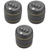 Youtei Set of 3 Plastic Bottle Lid Lock 3 Digit