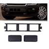 Front Bumper Cover Lower Grille Trim Panel Plastic Fit For