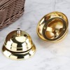 Toyvian Golden Service Bell Call Bell Desk Bell Customer Service